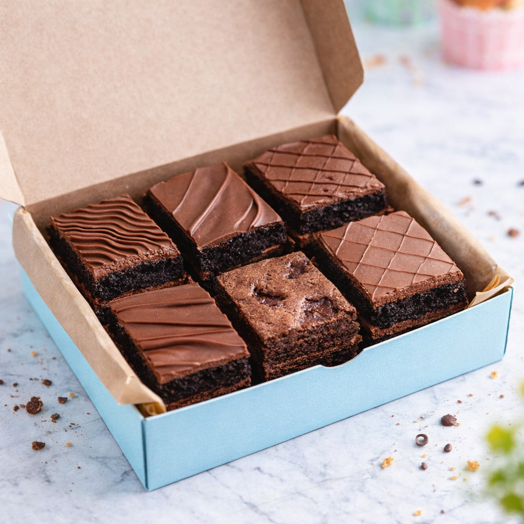 Assorted Layers Brownie (Pack of 6)
