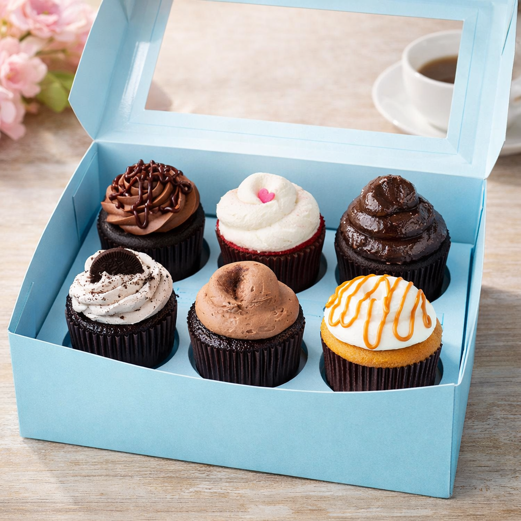 Assorted Layers Cupcakes (Pack of 6)