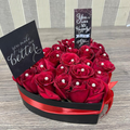 Pearl Rose Heart Box