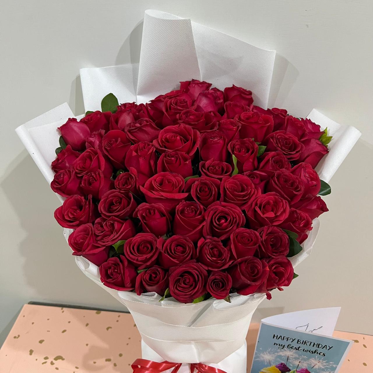 Premium 30 Red Roses Bouquet