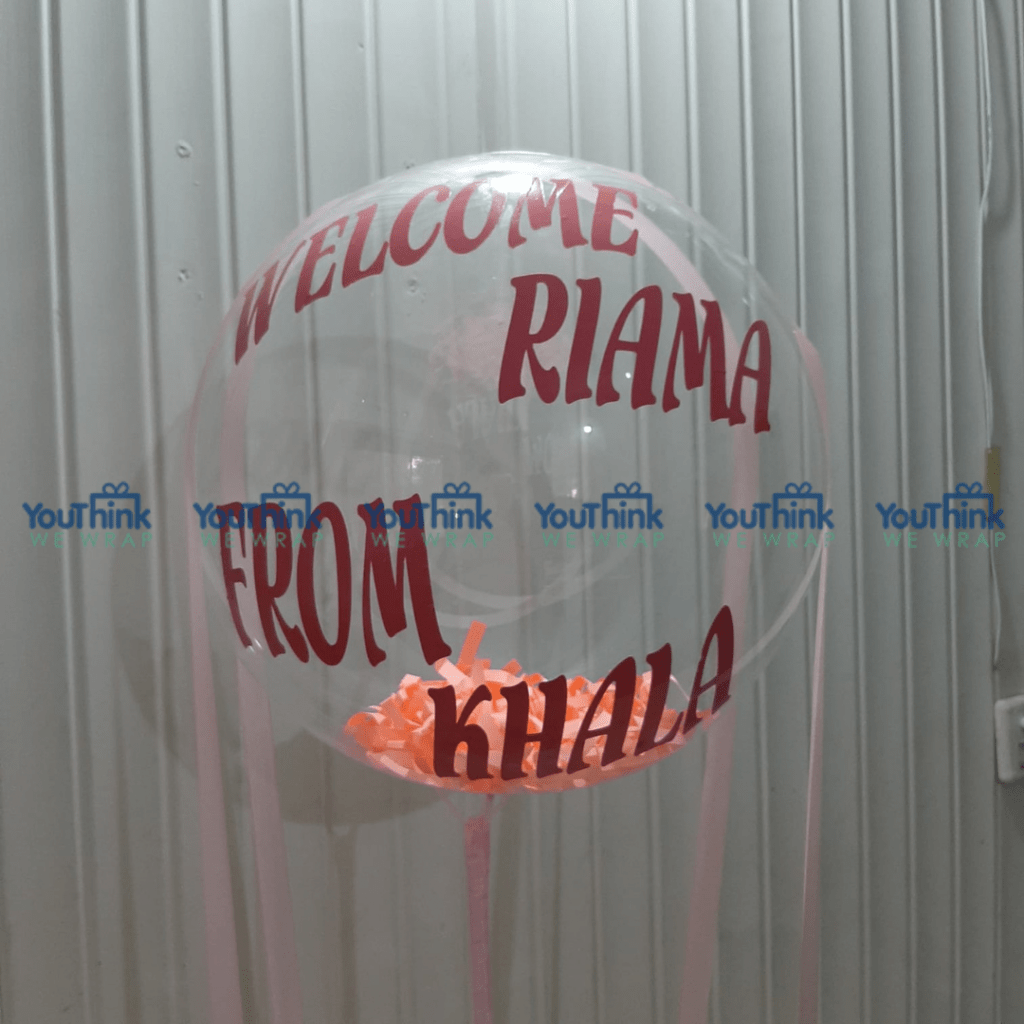 New Born Acrylic box for girl